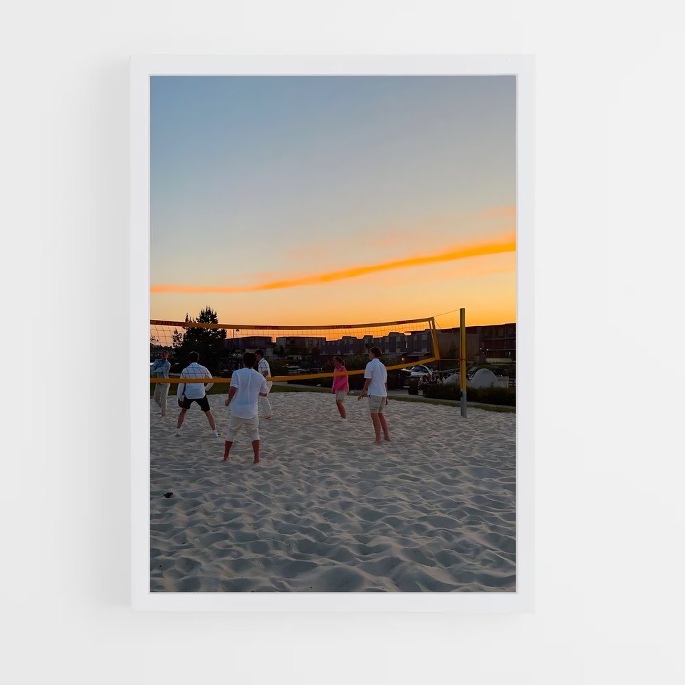 Poster Beach Volleyball Norway – affiche Beach-volley (vue 3)